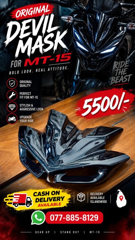 MT-15 devil mask